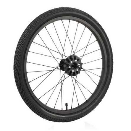 Rad 20 x 1.75 Kinderanhänger schwarz XLC Mono / Duo Bereift Restbestand